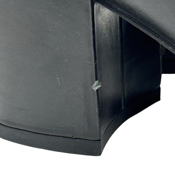 Stuart Weitzman Black Pointed Toe Ankle Boot SZ 7 Women's Leather Modern Block - Picture 8 of 12